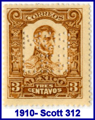 Mosler Safe Co. 1910 perfin